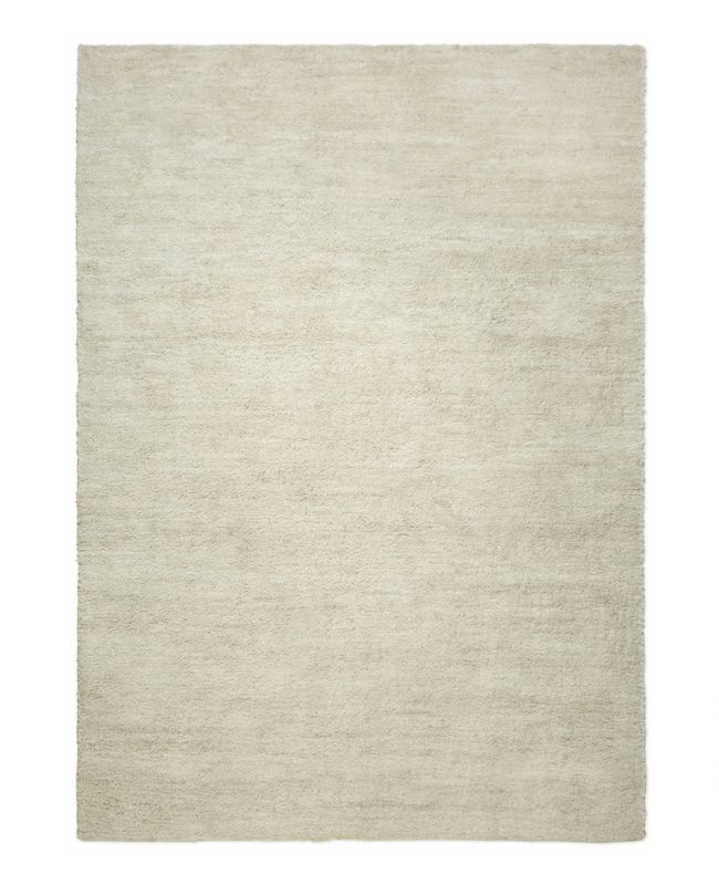 Ethnicraft Dunes Teppich Sand, 250x350 cm, einfarbig beige, moderner Teppich für Wohnzimmer.